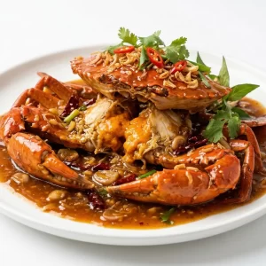 Cua gạch xốt me