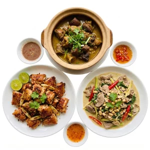 Gà chọi 3 món